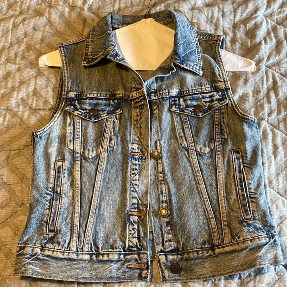 J crew jeans vest